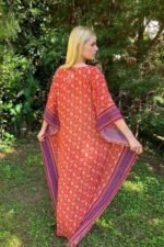 Handmade Kaftan Pure Silk S - 136 - Image 2