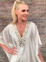 Handmade Kaftan Pure Silk S - 150 - Image 3