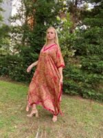 Handmade Kaftan Pure Silk S - 53