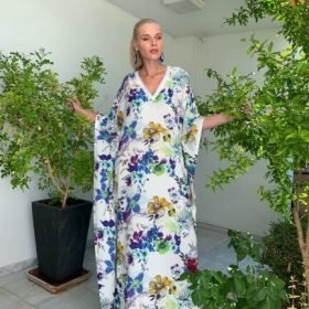 Handmade Kaftan Crepe Georgette K - 41