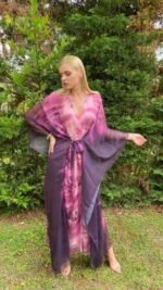 Handmade Kaftan Pure Silk S - 66 - Image 3