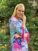 Handmade Dress Pure Silk S - 90 - Image 4