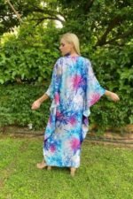 Handmade Kaftan Pure Silk S - 91 E - Image 2
