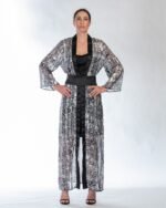 Kimono Animal Print Long S-83