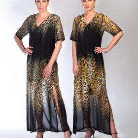 Leopard Long Dress S 92