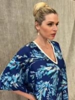 long silk kaftan s- 117