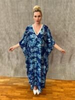 long silk kaftan s- 117