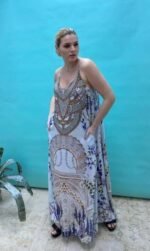 Silk long dress Sd-11