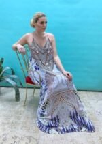 Silk long dress Sd-11