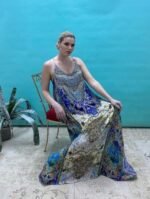 Silk Long Dress SD - 14 - Image 3