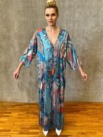 long silk kaftan s- 99 B