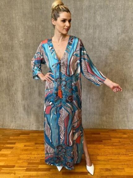long silk kaftan s- 99 B