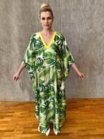 long silk kaftan s- 166