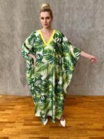 long silk kaftan s- 166