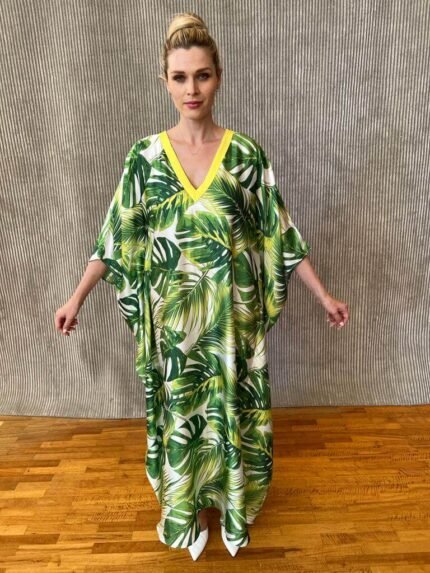 long silk kaftan s- 166