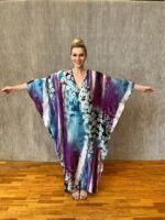 long silk kaftan s- 36