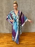 long silk kaftan s- 36