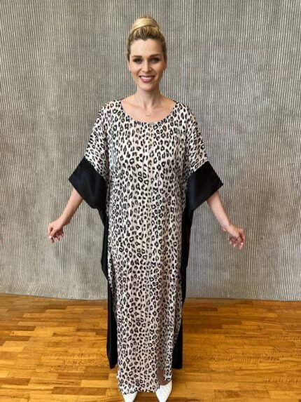 long silk kaftan s- 178