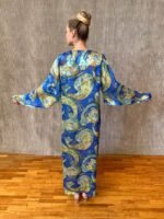 long silk kaftan s- 129