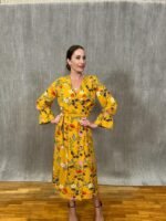 Silk Dress Midi F - 12