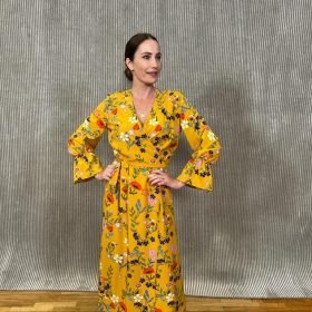 Silk Dress Midi F - 12