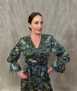 Silk Dress Midi F - 5