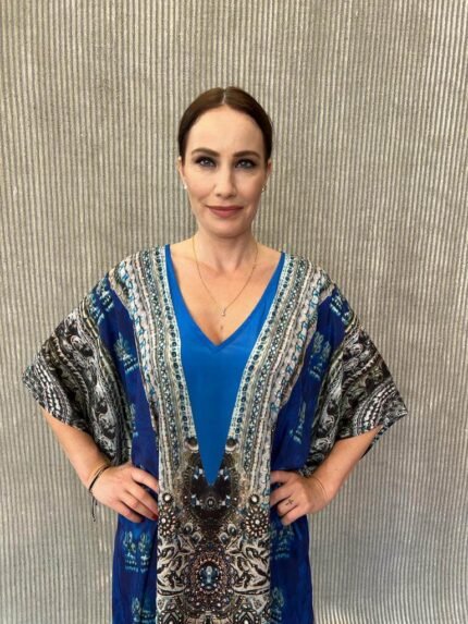 Handmade Kaftan Crepe Satin K - 50