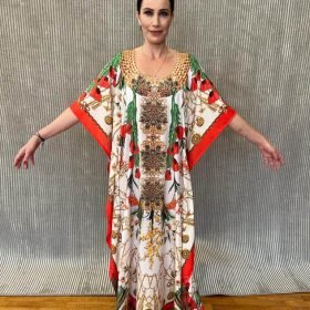 Handmade Kaftan Crepe Satin K - 53