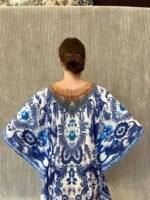 Handmade Kaftan Crepe Satin K - 55