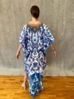 Handmade Kaftan Crepe Satin K - 55