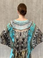 Handmade Kaftan Crepe Satin K - 56