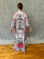 Handmade Kaftan Crepe Satin K - 57