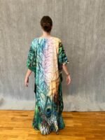 Handmade Kaftan Crepe Satin K - 58