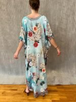 Handmade Kaftan Crepe Satin K - 59