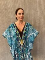 Handmade Kaftan Crepe Satin K - 62