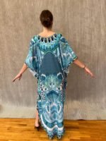 Handmade Kaftan Crepe Satin K - 62