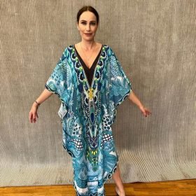 Handmade Kaftan Crepe Satin K - 62