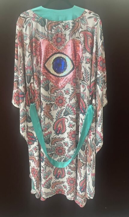 Kimono Silk with Patch KIM - 17