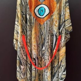 Kimono Silk with Patch KIM - 73