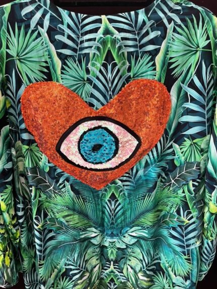 Kimono Silk with Patch KIM - 59