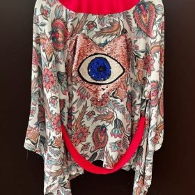 Kimono Silk with Patch KIM - 16