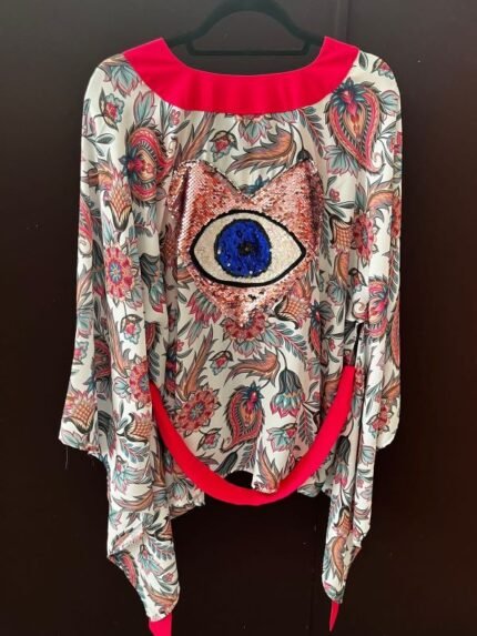 Kimono Silk with Patch KIM - 16