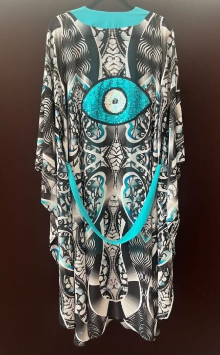 Kimono Silk with Patch KIM - 25