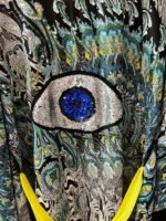 Kimono Silk with Patch KIM - 19