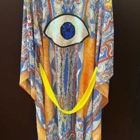 Kimono Silk with Patch KIM - 1