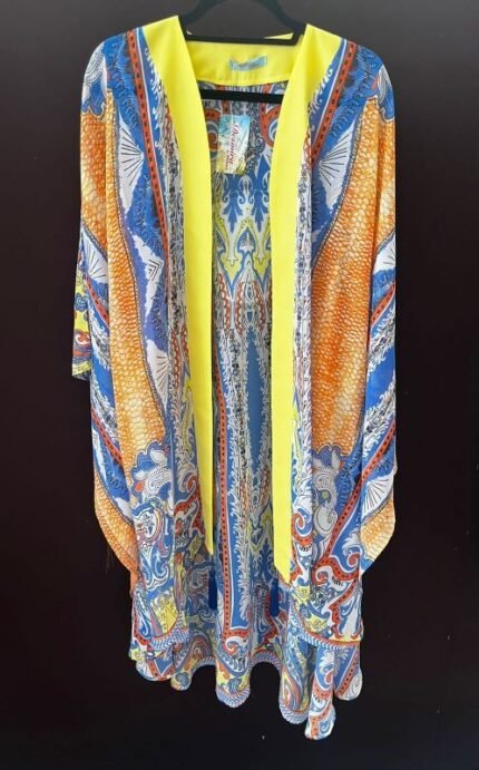 Kimono Silk with Patch KIM - 1