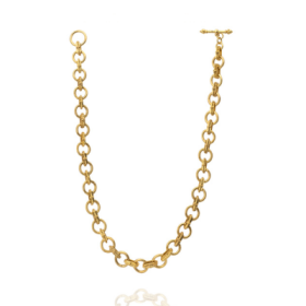 IFN304 necklace - chain made of 24K gold-plated brass