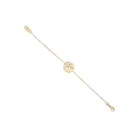 IFNA79A 24K gold-plated brass bracelet