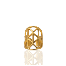 IFR78B 24K gold-plated brass ring