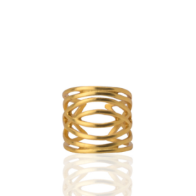 IFR78B 24K gold-plated brass ring